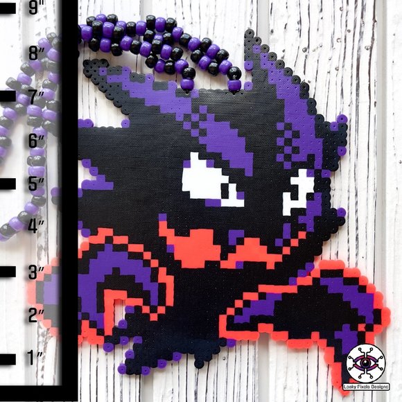 Haunter Perler Necklace - Picture 6 of 6